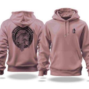 Bloodline Hoodie - Indian Chief in Dusty Pink